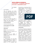 Lição 4 a Divinização Do Homem Ante a Soberania de Deus