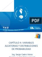 Cap 4 Variables Aleatorias y Distribuciones de Probabilidad