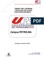PPC Letras Port Espanhol Petrolina