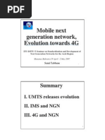 Mobile Next Generation Network, Evolution Towards 4G