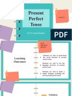 Present Perfect Tense: For 9 Grade Students