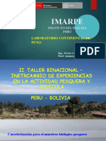 Caracterización biológica del Carachi amarillo en el Lago Titicaca