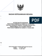 Kepka Bkn 2002 12 Ketentuan Pelaksanaan Kenaikan Pangkat Pns