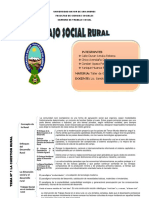 Esquema de Trabajo Social Rural