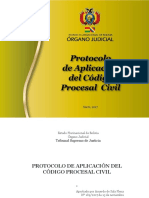 Protocolo de Aplicacion de Codigo Procesal Civil