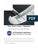 Open Source Rover: Calibration: Authors: Michael Cox, Eric Junkins, Olivia Lofaro