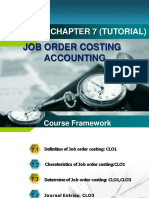 Chapter 7 (Tutorial) : Job Order Costing Accounting