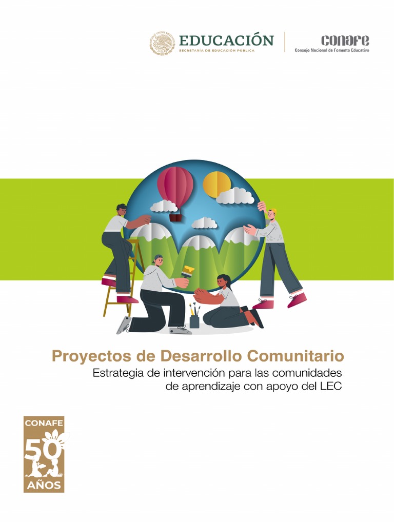 Proyectos de Desarrollo Comunitario ED | PDF | Aprendizaje | Evaluación