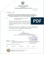 164 S. 2020 DepEd Baybay City Divisions Commitment To Ensure The Security of Employees and Their Dependents PersonalConfidential Information Pursuant