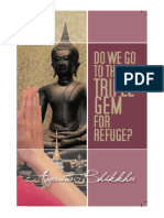 Do We Go To The Triple Gem For Refuge?