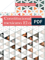 MORA DONATTO Cecilia Judith Constitucionalismo Mexicano El Origen México, 2020.