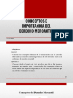 2. CONCEPTOS E IMPORTANCIA DEL DERECHO MERCANTIL