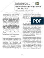 A Detailed Review On Fingerprint Door Lock System