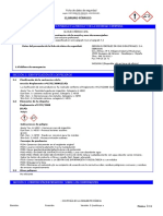 Ficha de Datos de Seguridad de FeCl3 Al 40