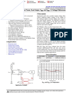 REF20xx-Q1 Low-Drift, Low-Power, Dual-Output, V and V / 2 Voltage References