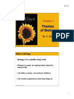 Themes of Biology: Dr. C. Doumen