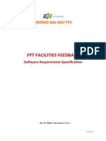 FPT Facilities Feedback: Software Requirement Specification