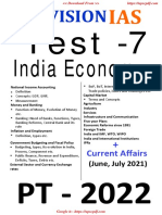 Test - 7: India Economy