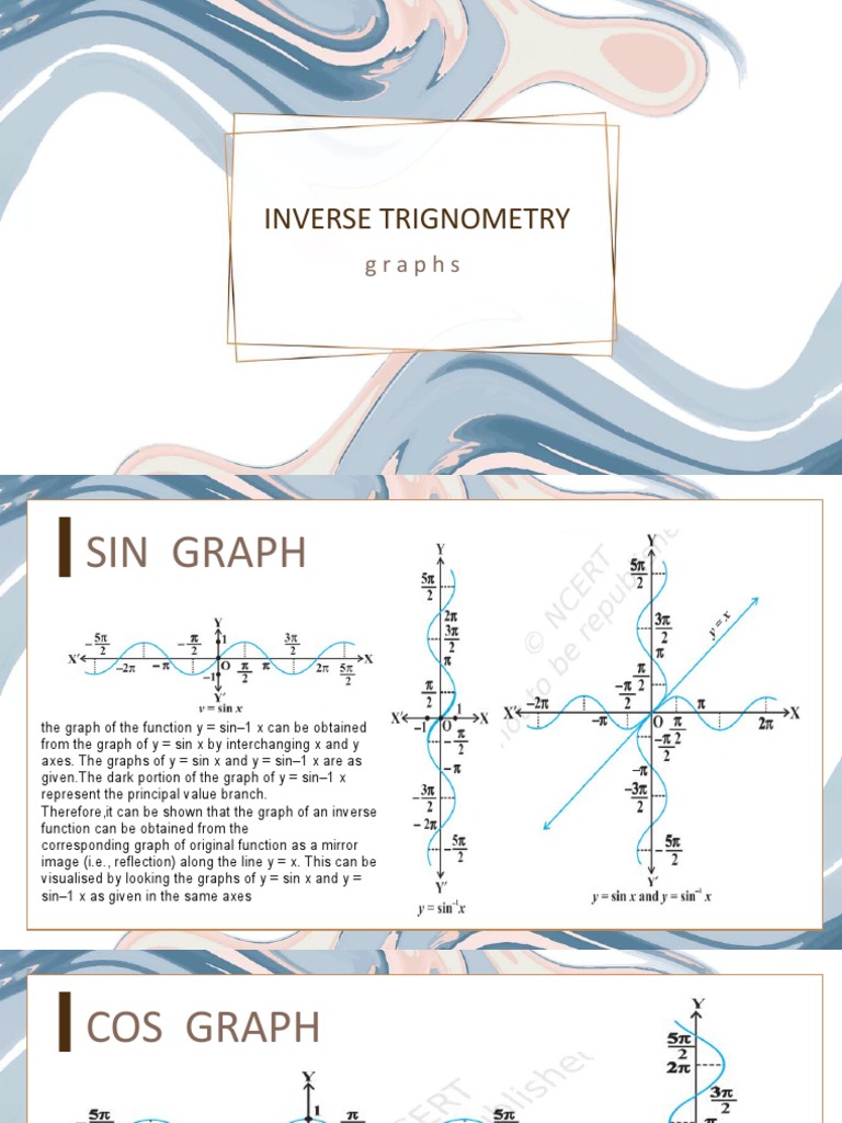 Inverse Trigonometric Function Graphs | PDF | Teaching Methods & Materials