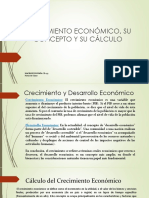 3 - Crecimiento Económico, Su Concepto y Su Cálculo