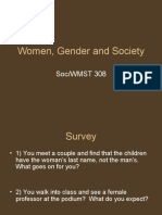 Women, Gender and Society: Soc/WMST 308