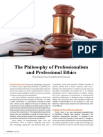The Philosophy of Professionalism and Professional Ethics: Cmep - 15Th Anniversary
