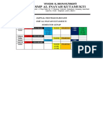 Jadwal Ekstrakulikuler Genap