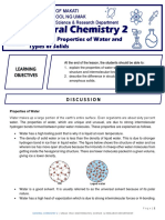 Module 2 - PROPERTIES OF WATER AND TYPES OF SOLIDS
