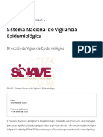 Sistema Nacional de Vigilancia Epidemiológica - Secretaría de Salud - Gobierno - Gob - MX