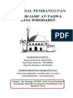 Proposal Pembangunan Masjid At-Taqwa