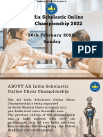 20th Feb All India Scholastic Online Chess Championship