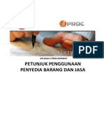 Petunjuk Penggunaan Vendor Registrasi