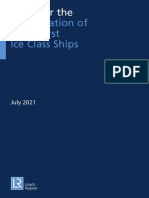 Classification of Stern First Ice Class Ships: Rules For The