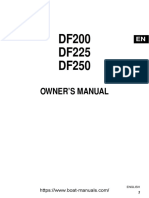 Suzuki Outboard DF200-225-250 Owner's Manual