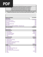 Cash Flow Projections