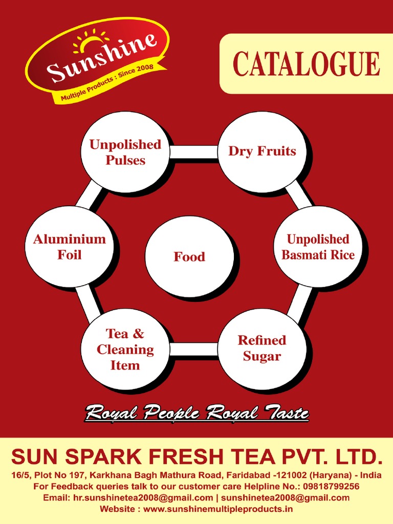 Sunshine Catalogue PDF