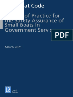 Grey Boat Code A Code of Practice For The Safety Assurance of Small Boats in Government Service