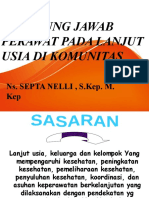 Tanggung Jawab Perawat Pada Lanjut Usia Di Komunitas