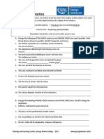 Passive Voice - Practice