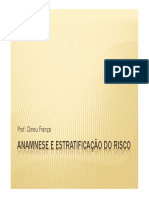 Anamnese e fatores de risco cardíacos