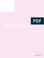November Plan - For - You