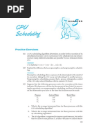 CPU Scheduling: Practice Exercises