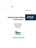 Imeche Design Challenge 2021: Technical Report