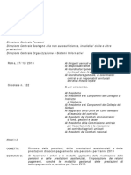 Rivalutazione Pensioni Inps Circolare Numero 122 Del 27-12-2018