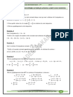 Inequation Et Systeme