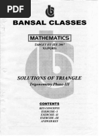 Solutions of Triangle - 9