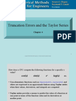 Truncation Errors and The Taylor Series
