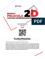 Restricciones de Uso Cinebono 2D Todos Los Días