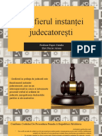 Grefierul Instantei Judecatoresti