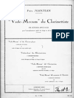 Paul Jeanjean - VadeMecum Du Clarinettiste